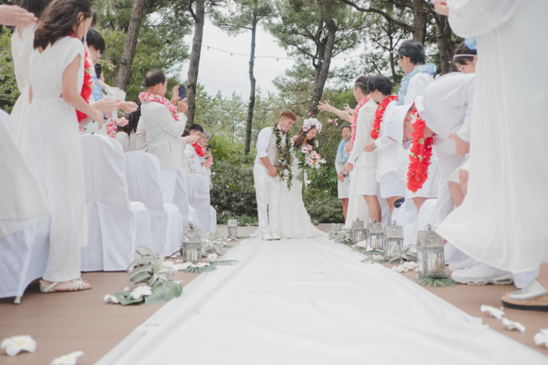 The Japan Sheraton Hawaiian wedding photographer